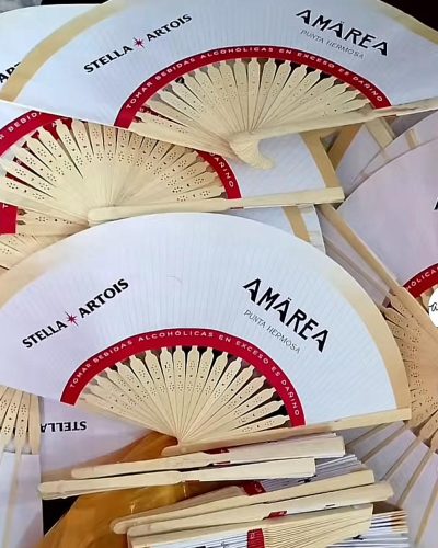 Abanicos de papel impreso 64
